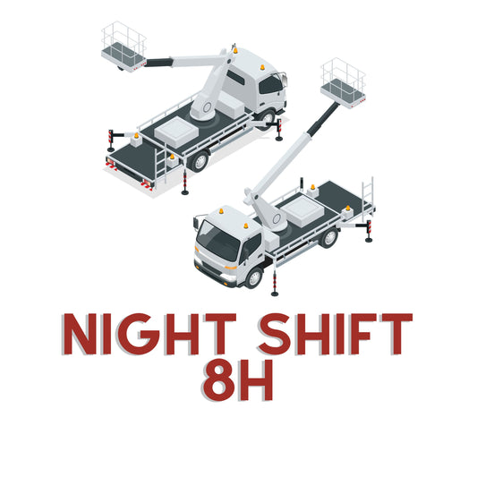 Night Shift - Cherry Picker Hire - 8 Hours 
