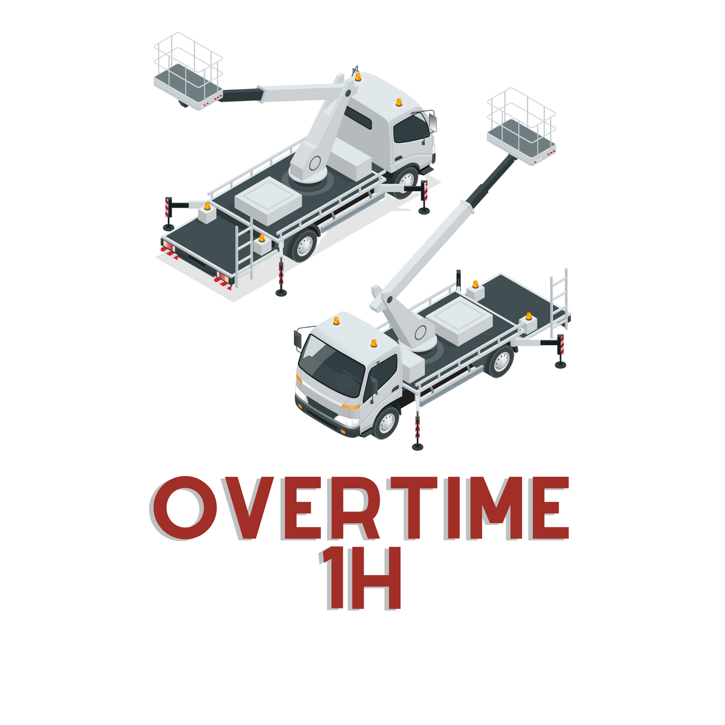 Overtime - Cherry Picker Hire - 1 Hour